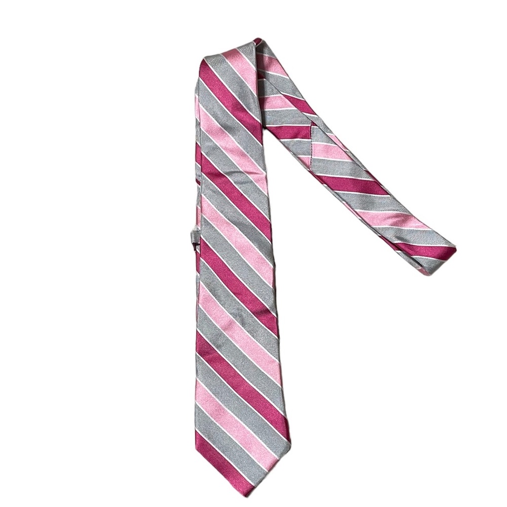 Express pink and gray tie for Men